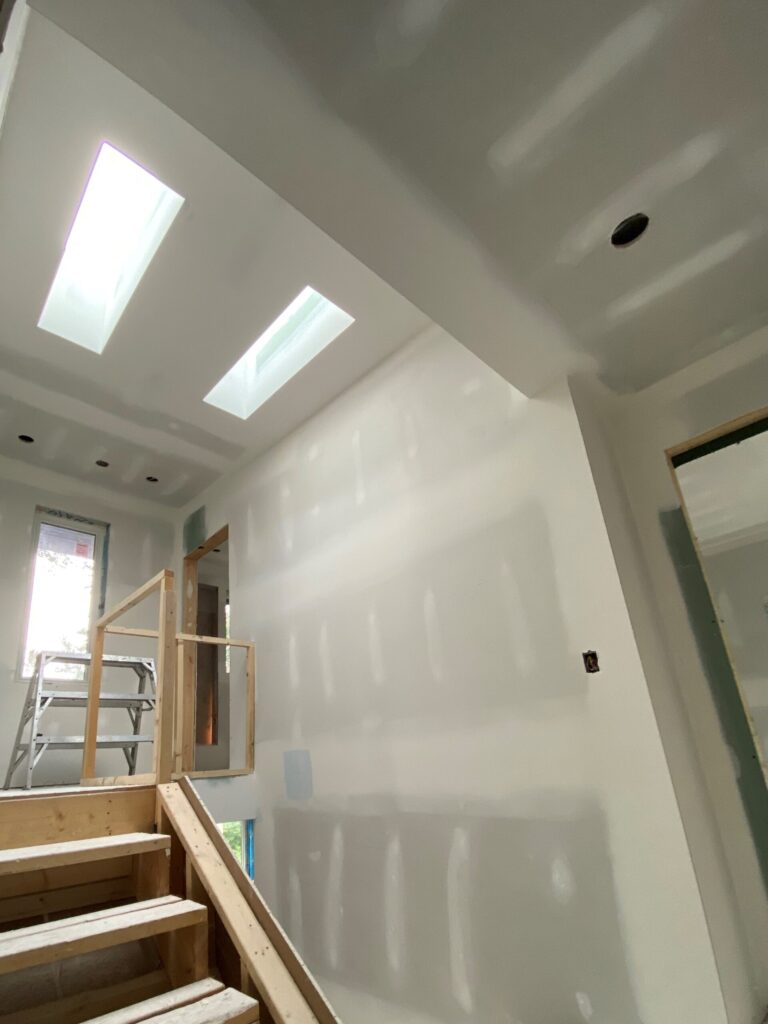 skylights with drywall